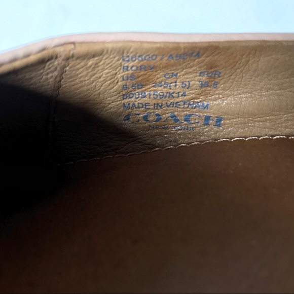 Coach Shoes. Rory. - Picture 6 of 6